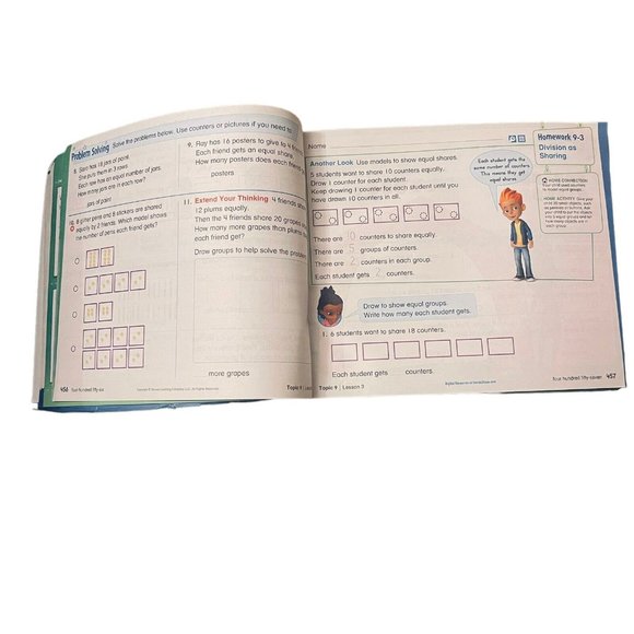 enVisionMATH 2.0 Vol 2 Student Workbook 2nd Grade Savvas Texas Elementary READ - Picture 4 of 8